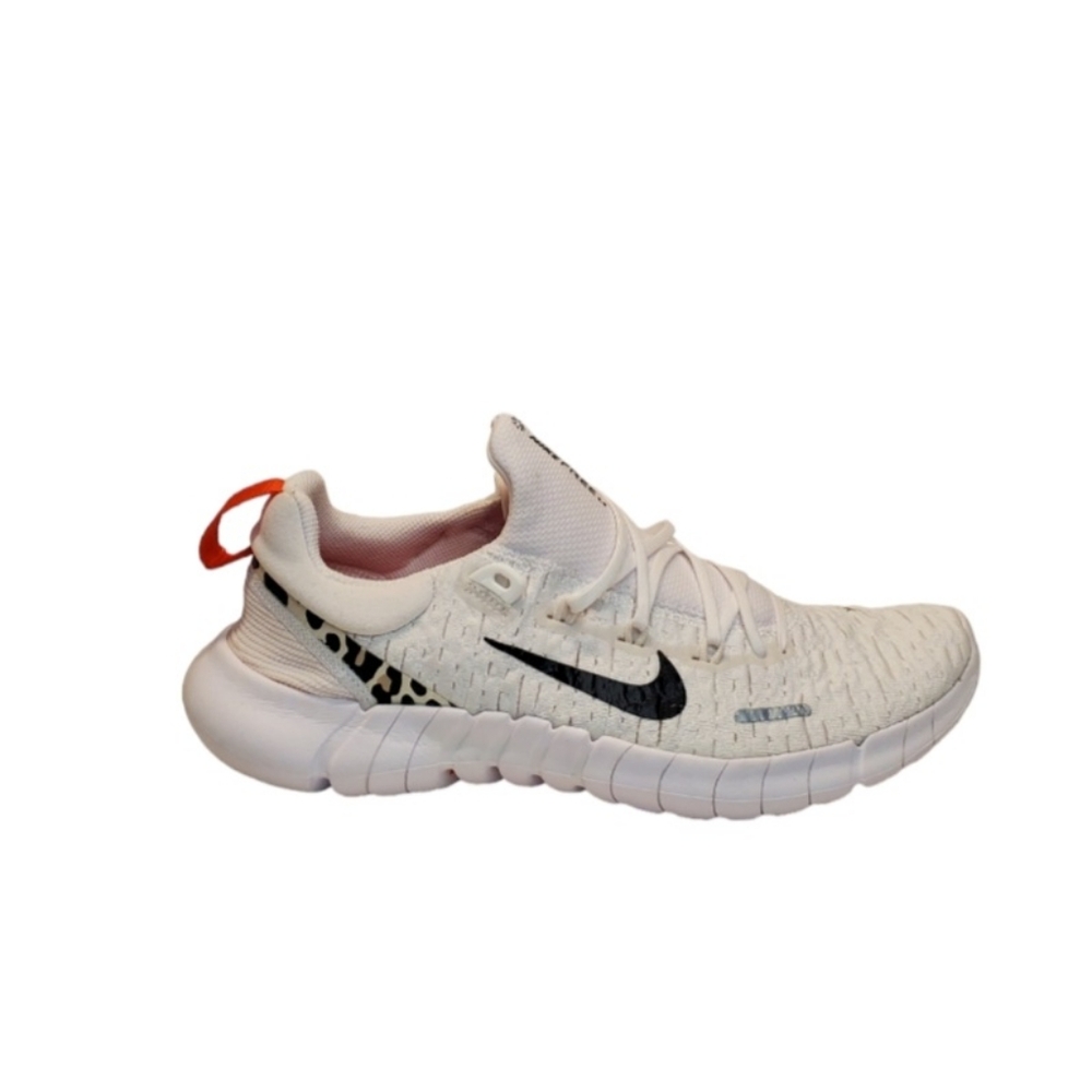 New Nike Free Run 5.0 Leopardo White Running Shoes Women size 8.5 DZ5217-100 - Picture 4 of 12